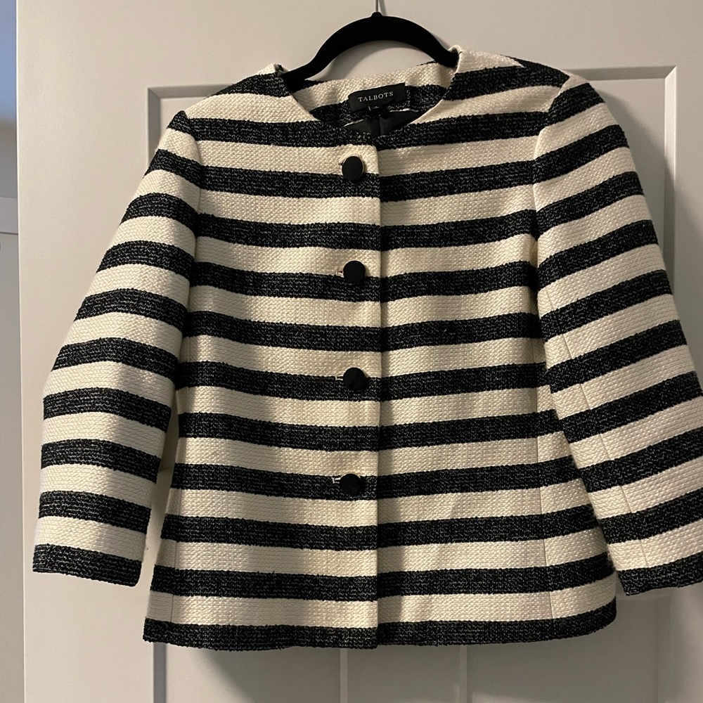 Talbots Striped Blazer